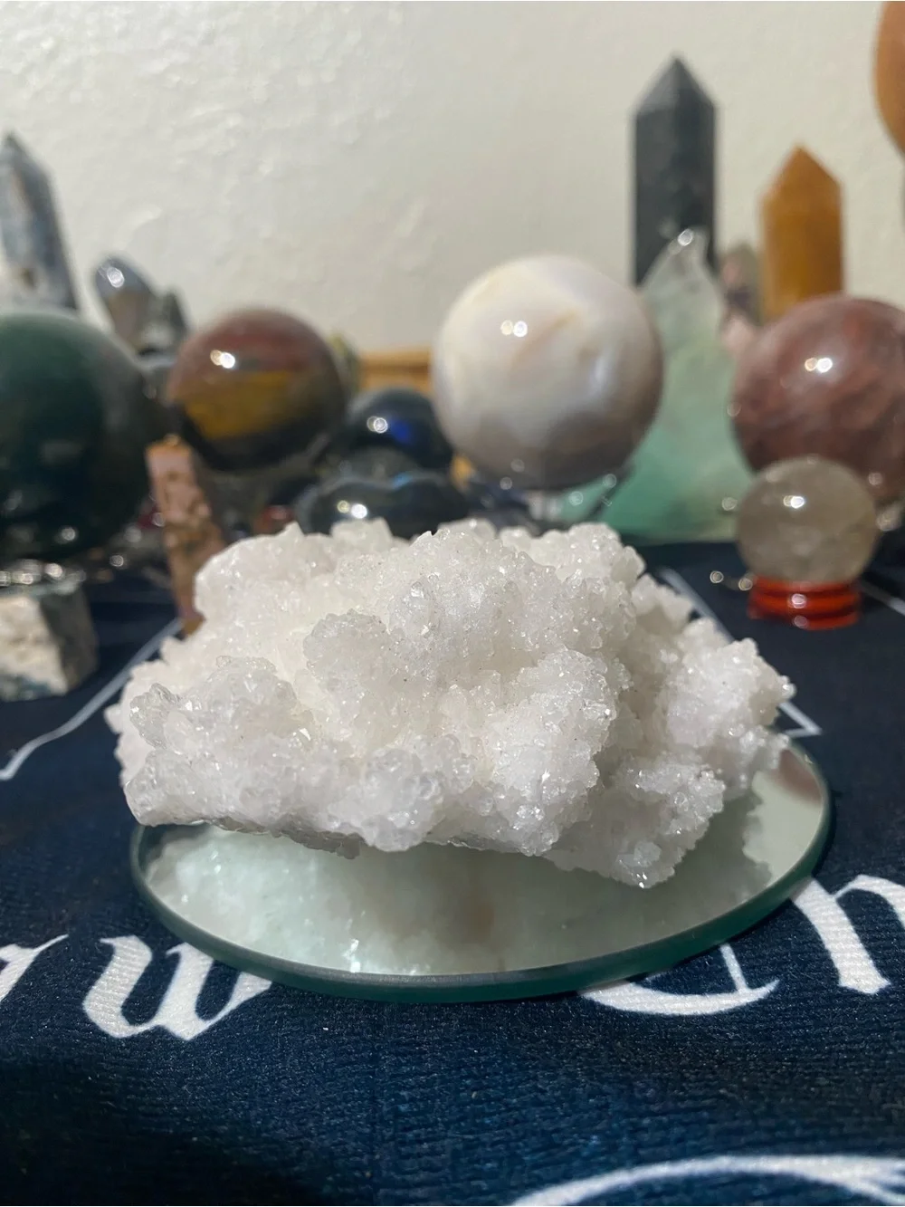White Cave Aragonite Cluster - Picture 16 of 16
